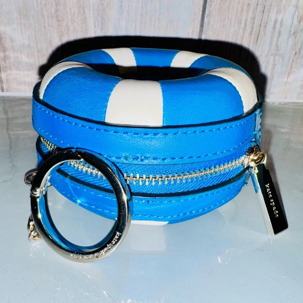 Kate Spade Novelty Coin Purse Accessory Keychain Bag Charm #K7159 - EUC